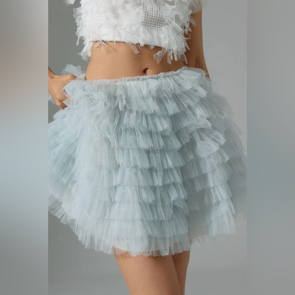 LOVESHACKFANCY Tulle Skirt